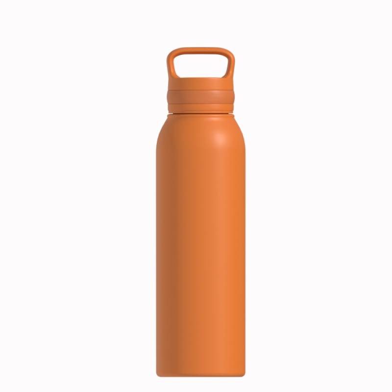 hot sale 630ml large capacity sport water bottle custom logo thermos insulate travel sport bottle easy carrying flask