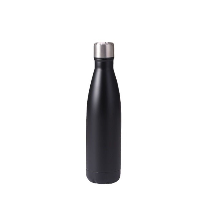 500ml Double Wall 18/8 Vacuum Flask Stainless Steel Sports Water Bottle With Bamboo Bottom Thermos Bottle