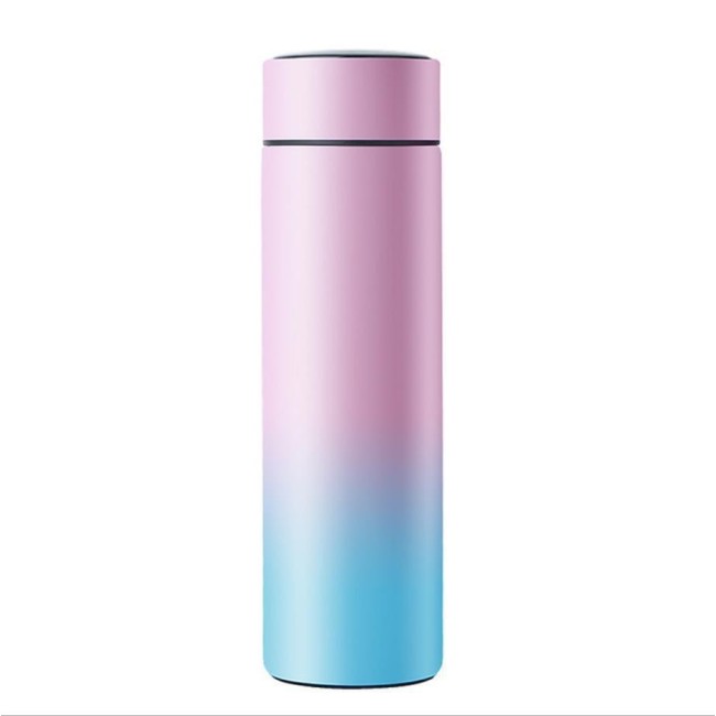 Custom Logo Smart Drinkware Vacuum Flask Stainless Steel Digital Termo Thermos Led Display Temperature Smart Water Bottle