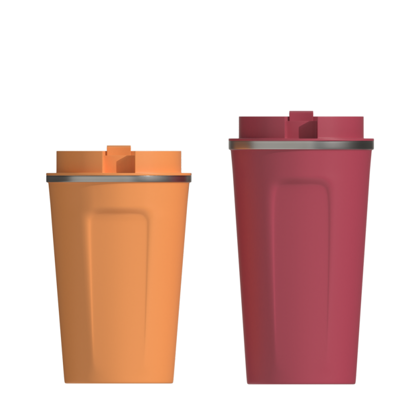 500 мл из нержавеющей стали с двойными стенками, вакуумная кофейная чашка, дорожная кружка из нержавеющей стали