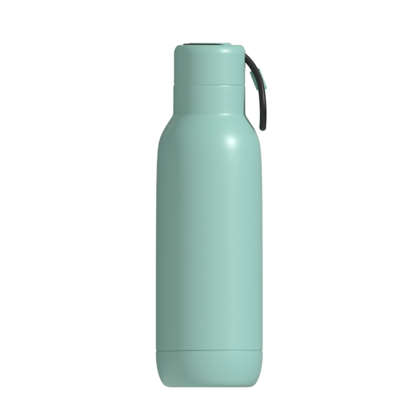 Hot Selling  500ml stainless steel sport water bottle vacuum thermos flask with rope handle outdoor travel water bottle