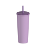 High Quality Double Wall Capacity Studded Pinch Cup 22OZ Fashion Creative AS Straw Durian Plastic Cup