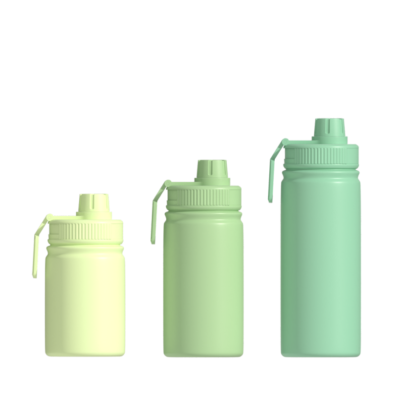 Custom 230ml  Wide Mouth Double Wall Sports Travel Vacuum Insulated Stainless Steel Water Bottle With Straw Lid