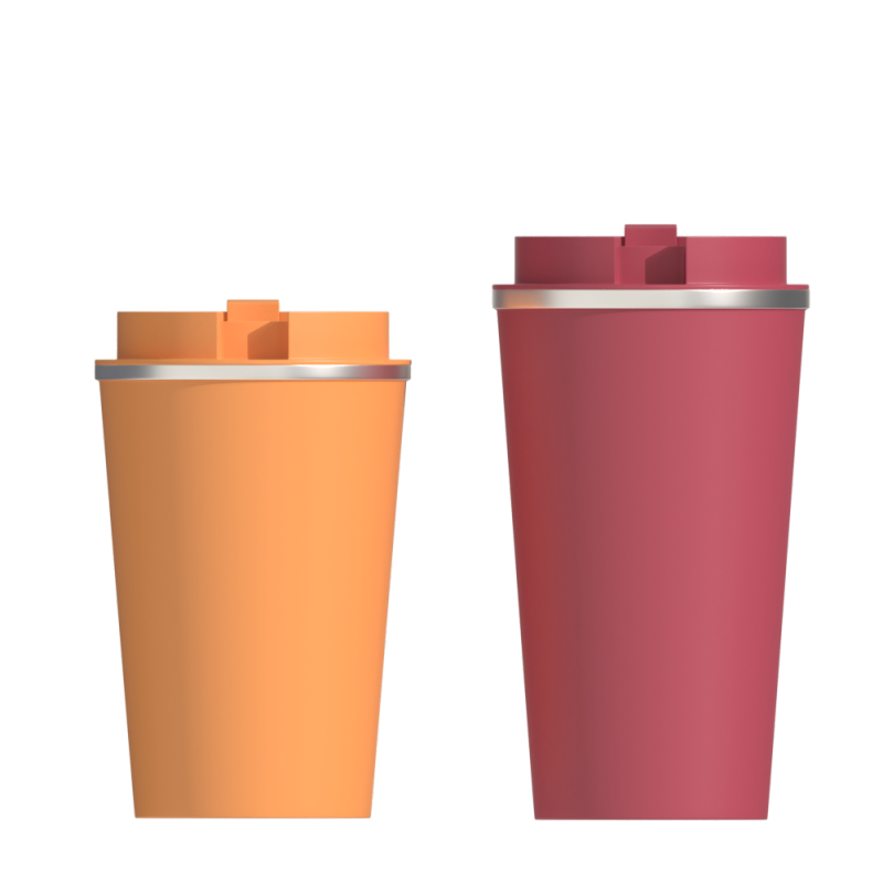 Eco Friendly 380/510ml Powder Coating Coffee Mug with a Lid Insulated Stainless Steel Double Wall Stainless Steel Mugs Drinking