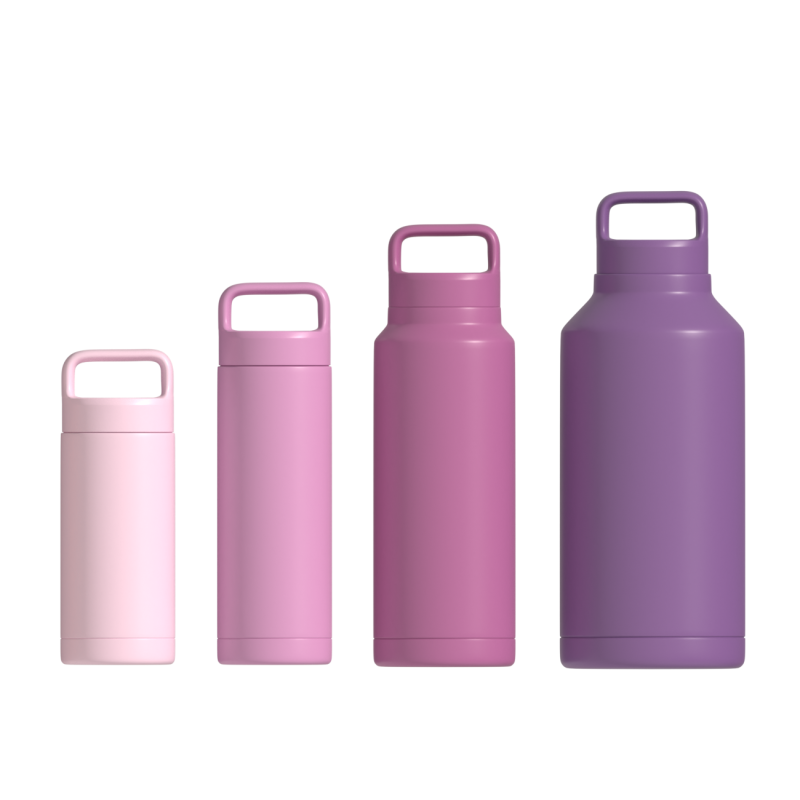 Double Wall Vacuum Thermo Flask 18 36 64 oz Stainless Steel Gas transfer Outdoor Sports Water Bottle