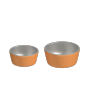 Food Grade 32oz/64oz Double Wall Stainless Steel Pet Feeding Bowl With Non-Slip Silicone Bottom Dog Bowl