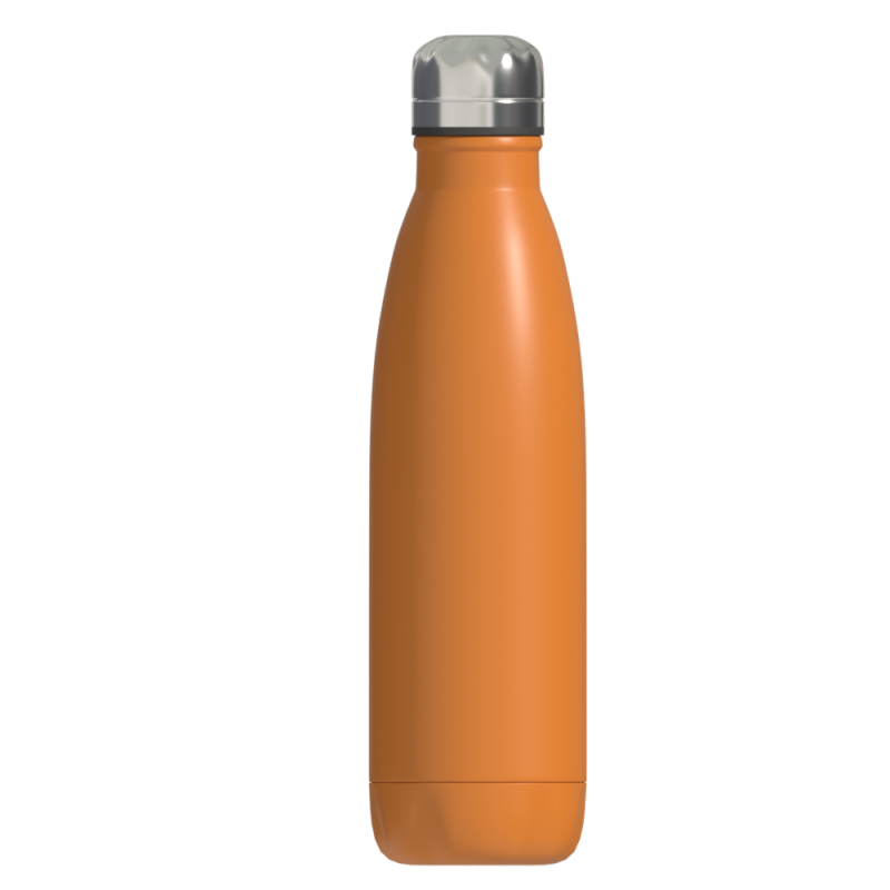 Custom Logo 500ml Vacuum Insulated Water Bottle Sport BPA Free Cola Shape Stainless Steel Water Bottle