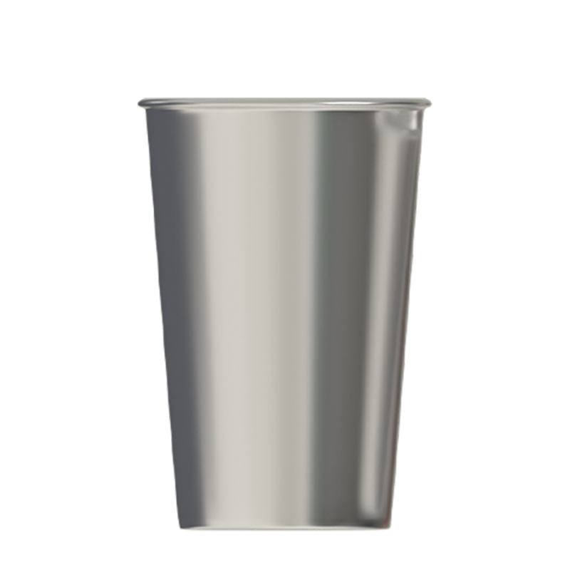 Wholesale custom single-wall stainless steel printed reusable water cups