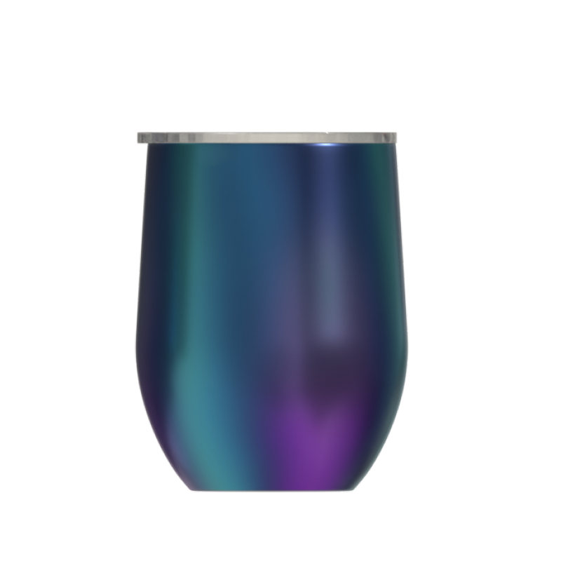 heiß verkaufter 12-Unzen-Edelstahlbecher in Sonderfarbe, isolierende Wassertasse, Kaffeetasse, Eierbecher, Weinbecher mit Deckel