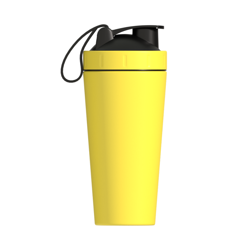 Wholesale Gym Sports Stainless Steel Single Wall Protein Shaker Bottle Metal Customized Color Wholesale High Quality Shaker