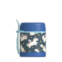 Custom cartoon design vacuum insulated lunch box children's food jar with spoon