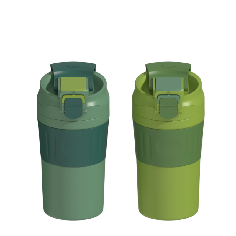 Double wall vacuum insulated Stainless Steel Cup Matte Coffee Tumbler Insulated Coffee Travel Mugs With Dual Use Lid
