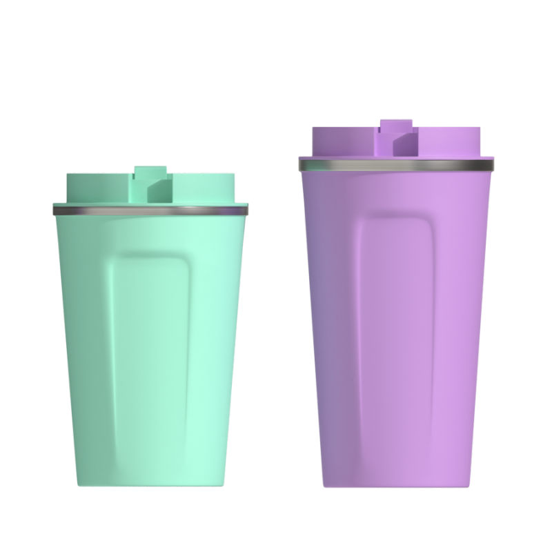 hot sales 500ml  insulated stainless steel tumbler customized logo double walled travel coffee mug wide mouth bottle