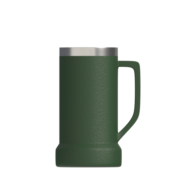 Пивная кружка с новой ручкой, кружка большой емкости из нержавеющей стали 304, настольная чашка для воды, кофейная чашка