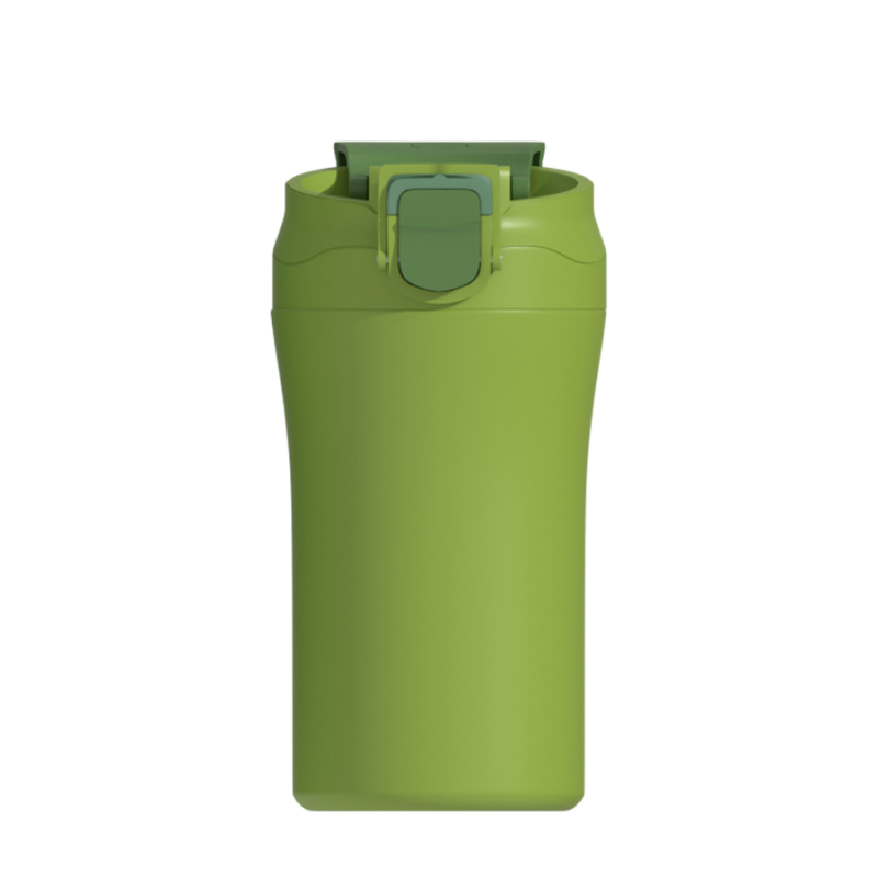 High Quality Stainless Steel Coffee Mugs 450ml Vacuum Insulated Drinking Cups with Food Grade Straw
