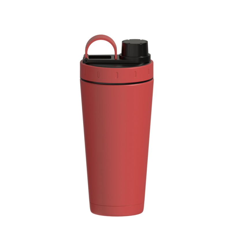 Stainless Steel Protein Shaker Bottle Double Wall Insulated Gym Fitness Water Bottle With Spout Lid