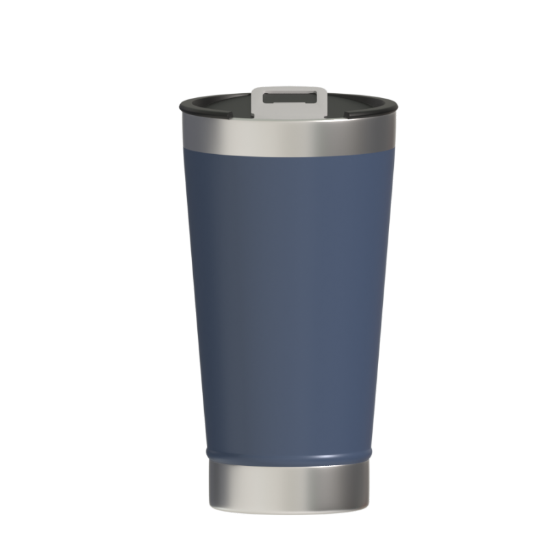 Customized Beer Mug Double Wall Modern 304 Food Grade Stainless Steel Hammer Grain Cups Vacuum Cup Tumbler