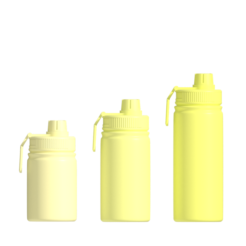 Custom 230ml  Wide Mouth Double Wall Sports Travel Vacuum Insulated Stainless Steel Water Bottle With Straw Lid