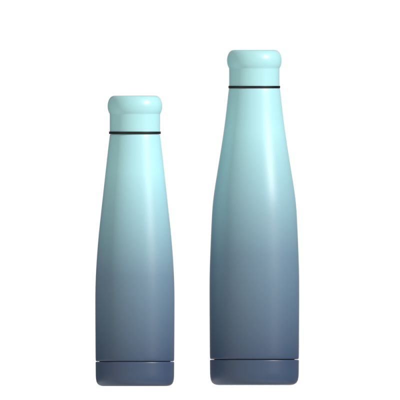 550ml Custom Colors Cola Shaped Sports Water Bottle Double Wall Stainless Steel Vacuum Thermos Flask
