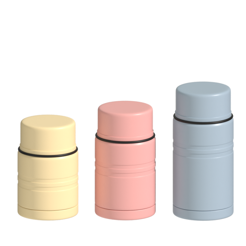 High Quality Stainless Steel Thermal Food Jar Double Wall Vacuum Insulated Food Container  With Spoon