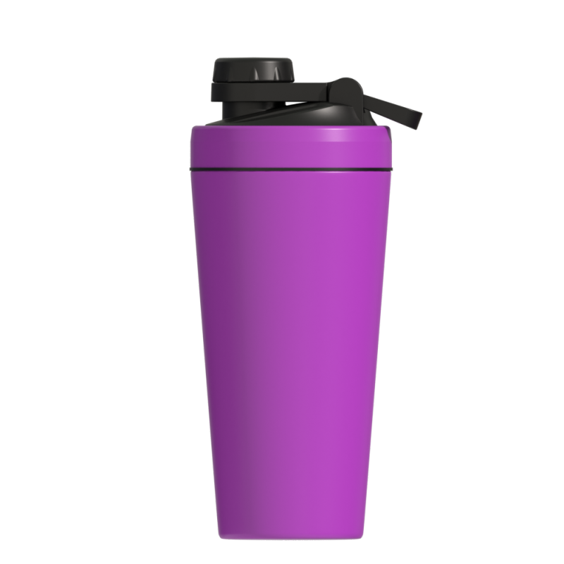 750ml BPA Free Stainless Steel Custom Logo Gym Sport Metal Protein Shaker Bottle with Mixing Ball