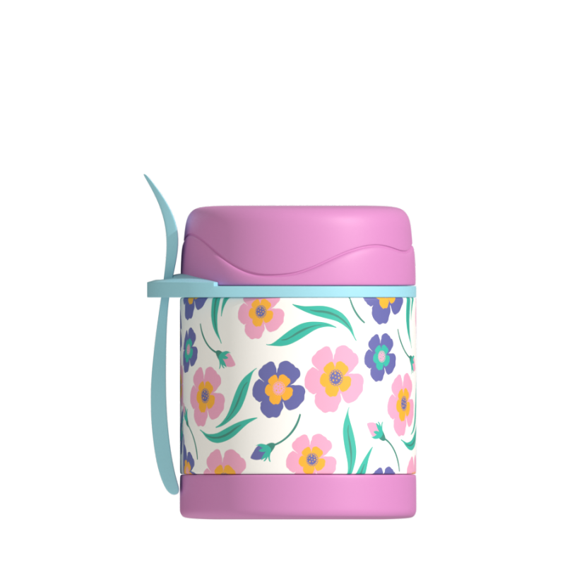 300ml  Food Container Storage Eco-friendly Double Wall Stainless Steel Vacuum Thermos Food Jar with Lids