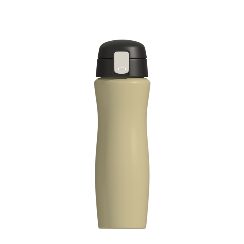 Hongtai Drinkware 500ML Water Bottle with Lock Cap SS 304 Food Grade Material BPA Free Lid Hot & Cold Water Flask.