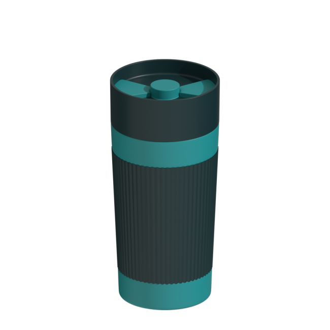 17OZ Stainless Steel Vacuum  Insulated Travel Coffee Tumbler Thermos Flask With Silicone Sleeve Travel Mug