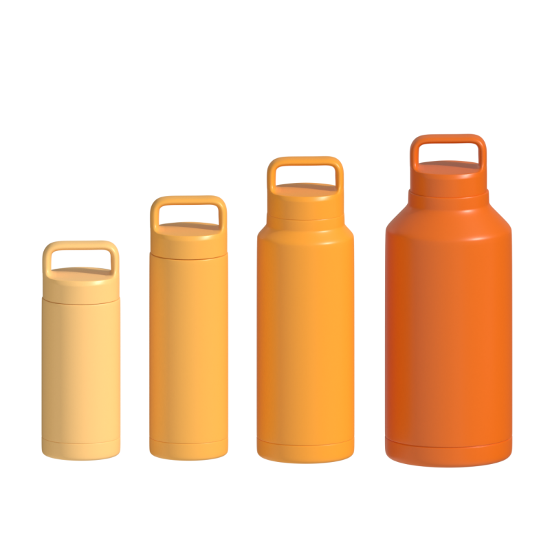 Double Wall Vacuum Thermo Flask 18 36 64 oz Stainless Steel Gas transfer Outdoor Sports Water Bottle