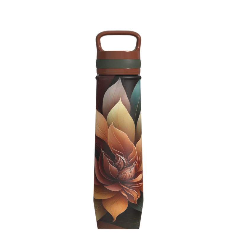 520ml Double Layer Vacuum Cone Stainless Steel Conical Thermo Bottle For Water Bottle Cola Flask