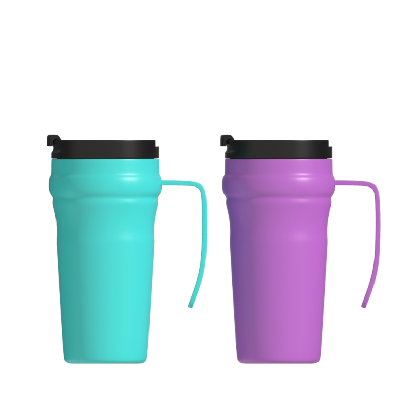 Wholesale Manufacturer Eco-Friendly Stainless Steel Double Wall Vacuum Insulated Coffee Mug With Handle