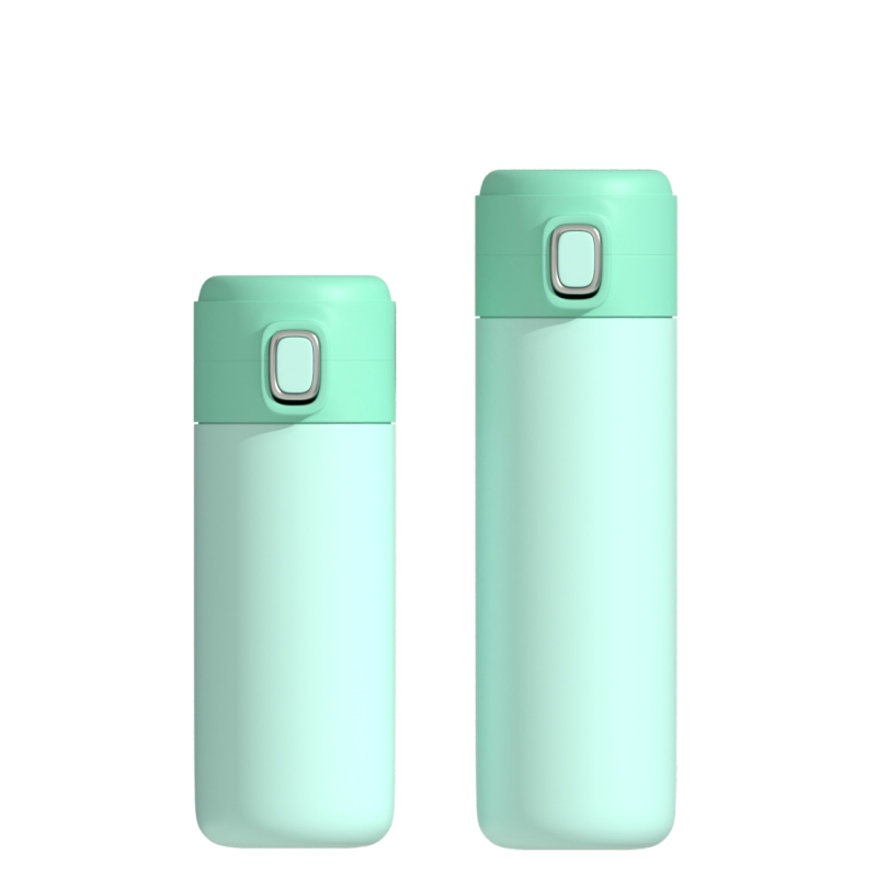 Hot Selling Double Wall 304 18/8 Stainless Steel Vacuum Flask Insulated Sport Water Bottle With Press Button Lid