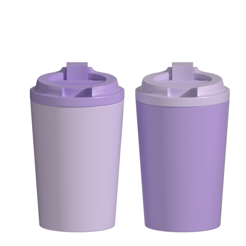 Wholesale custom insulated double-layer stainless steel coffee cups with leak-proof covers