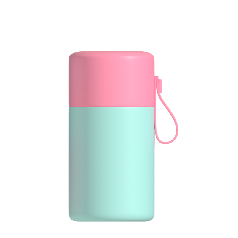 304 Stainless Steel Portable Food Grade Food Flask Food Warmer Insulated With soft Handle 550ML