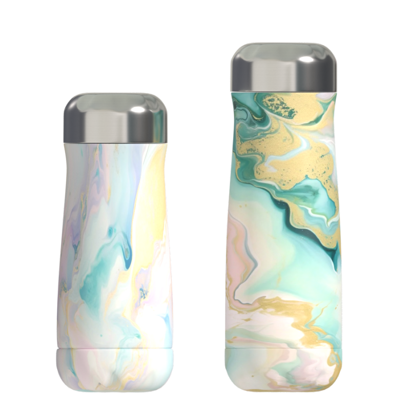 Hot Selling 500ml Insulated Stainless Steel Water Bottle Double Walled Vacuum Cola Shape Bottle Flask