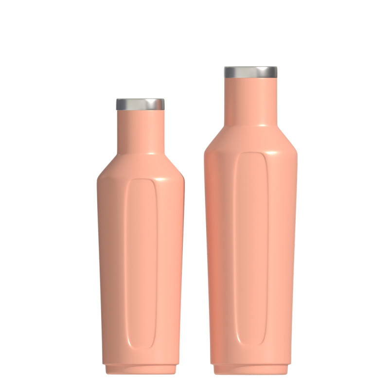 500ml Thermos Bottle Wholesale Vacuum Insulated Red Water Wine Bottle Stainless Steel Custom Tumbler