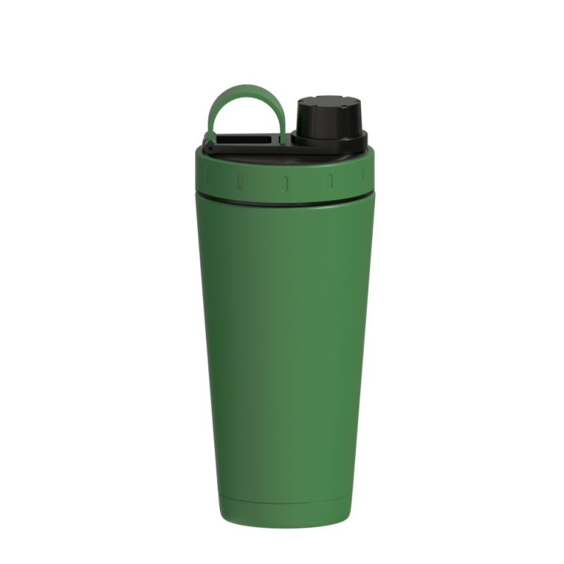 New style custom color oand  logo double wall insulated stainless steel gym shaker water bottle with handle