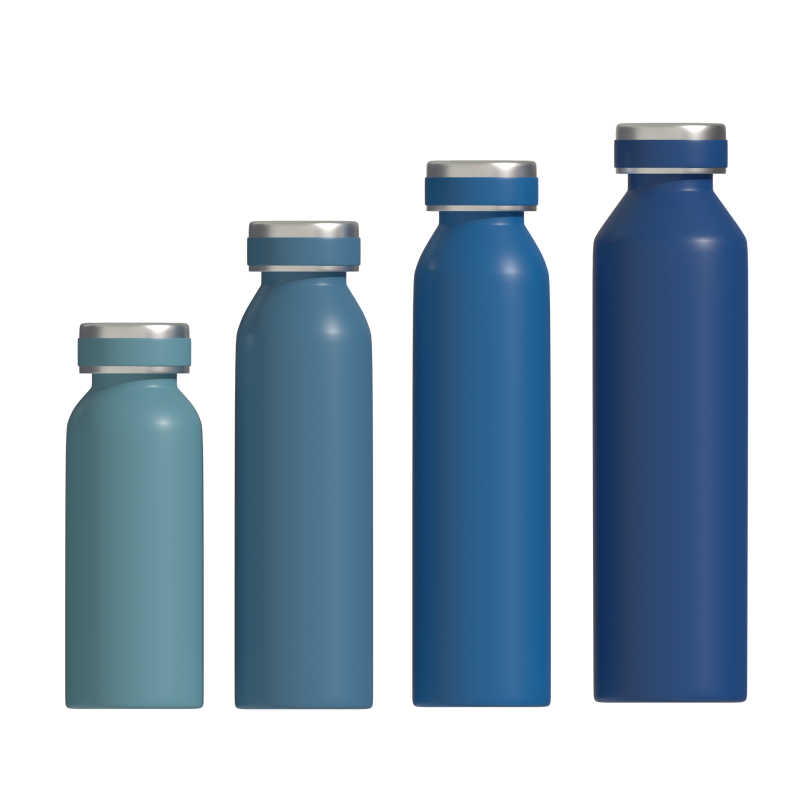 زجاجة مياه معزولة بتفريغ الهواء مزدوجة الجدار سعة 350 مل عالية الجودة من المصنع، زجاجة حليب من الفولاذ المقاوم للصدأ