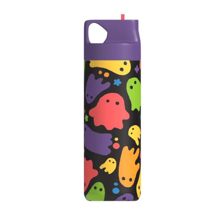 Doppelwandige isolierte Isolierflaschen aus Edelstahl in neuer Form mit Griff-Thermosflasche