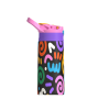 12oz Eco Friendly Stainless Steel Baby Toddler Tumbler Flip Lid Sublimation Straight Sippy Cups for Kids with Straw