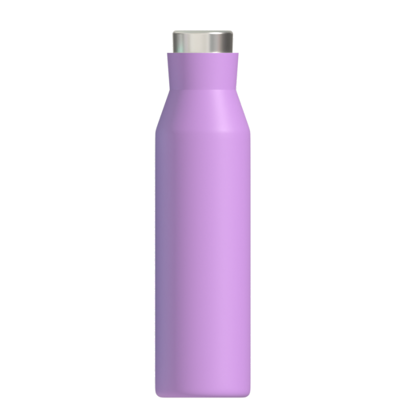 Бутылка для воды из нержавеющей стали с двойными стенками и вакуумной изоляцией объемом 600 мл/700 мл с выдвижной крышкой для пеших прогулок