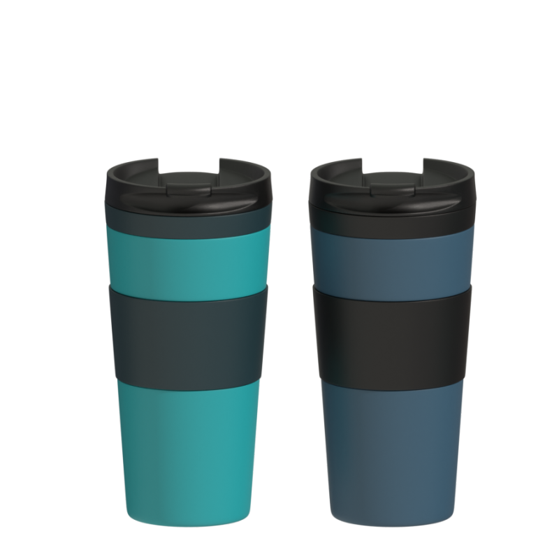 400ml mug vacuum insulated reusable coffee custom tumbler cup  with lid