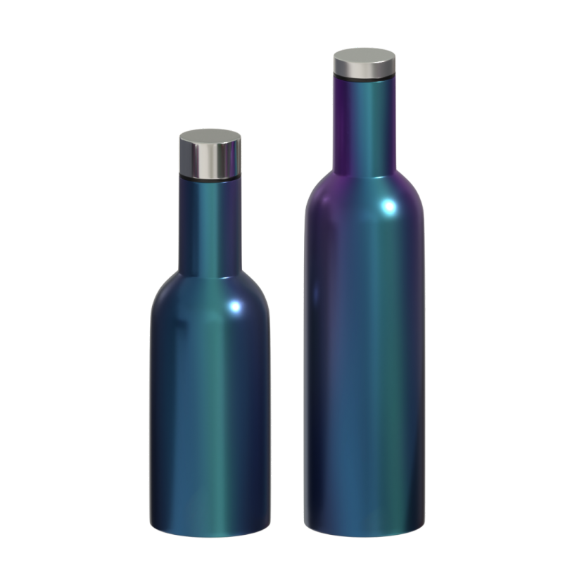 Best Gift 750ml Insulated Stainless Steel Wine Bottle And 12oz Wine Tumbler Sets With Box