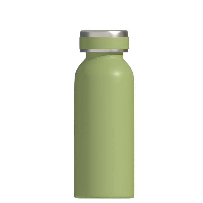 زجاجة مياه معزولة بتفريغ الهواء مزدوجة الجدار سعة 350 مل عالية الجودة من المصنع، زجاجة حليب من الفولاذ المقاوم للصدأ