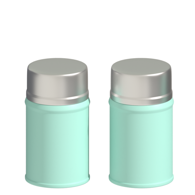 Custom high quality 750ml double wall vacuum stainless steel insulated food jar with spoon