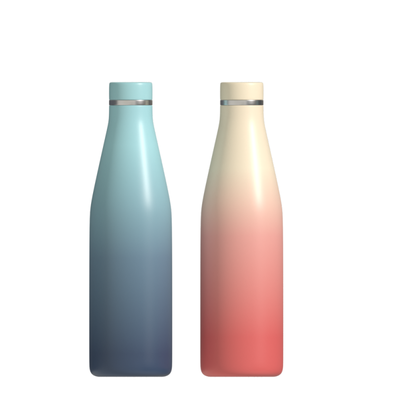 Wholesale High Quality Double Wall Stainless Steel Custom Water Bottle Vacuum Insulated Wine Bottle With Wood Lid