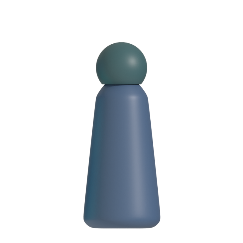 Hongtai Drinkware Stainless Steel 350ML Water Bottle Round PP Lid BPA Egg Cap Double Wall Vacuum Insulated