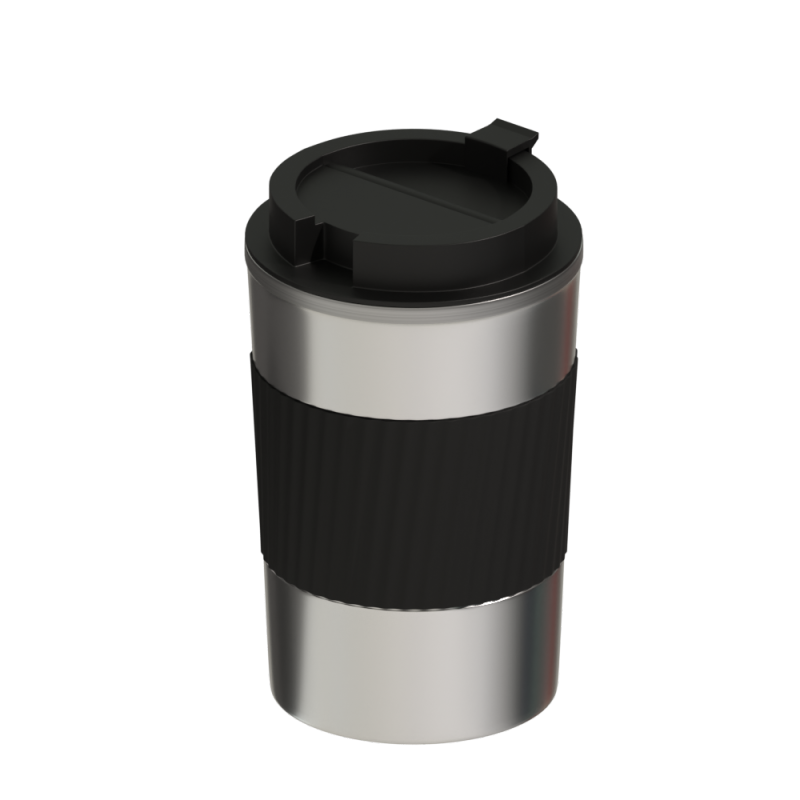 Eco-friendly 500ml Reusable stainless steel tea coffee mug cup with handle for office and home