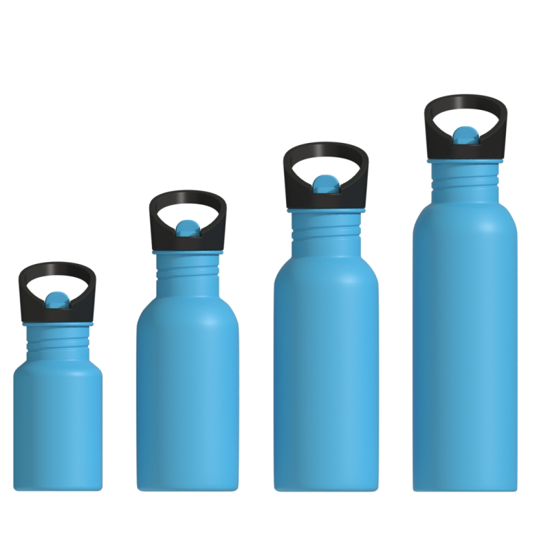 Custom Logo standard Mouth Vacuum Insulated Drink Sport 350ml Stainless Steel Water Bottle