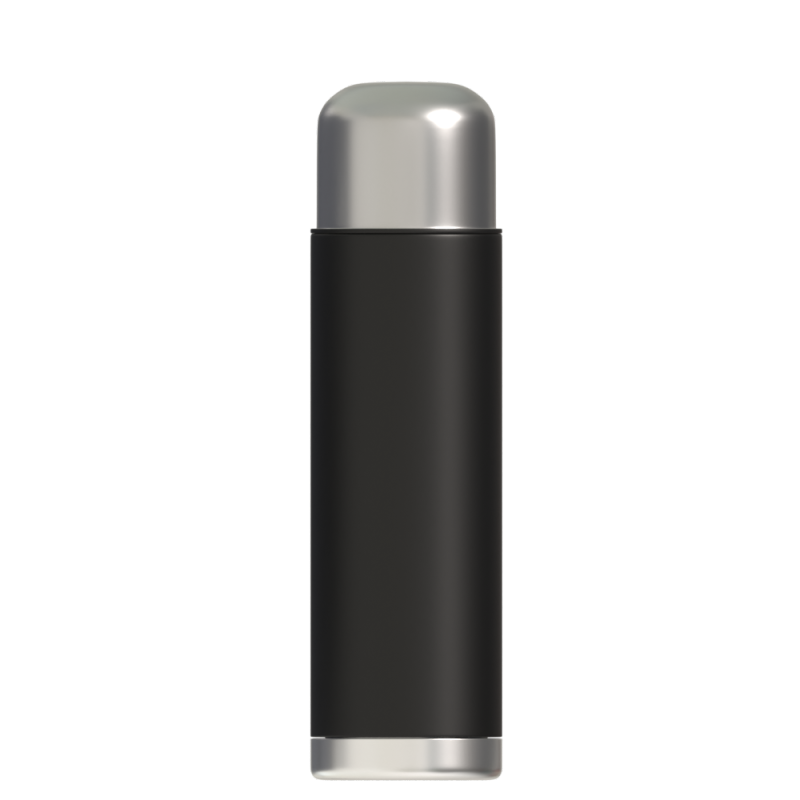 Stainless Steel Double Wall Vacuum Flask Insulated Thermos Bullet Shape Water Bottle